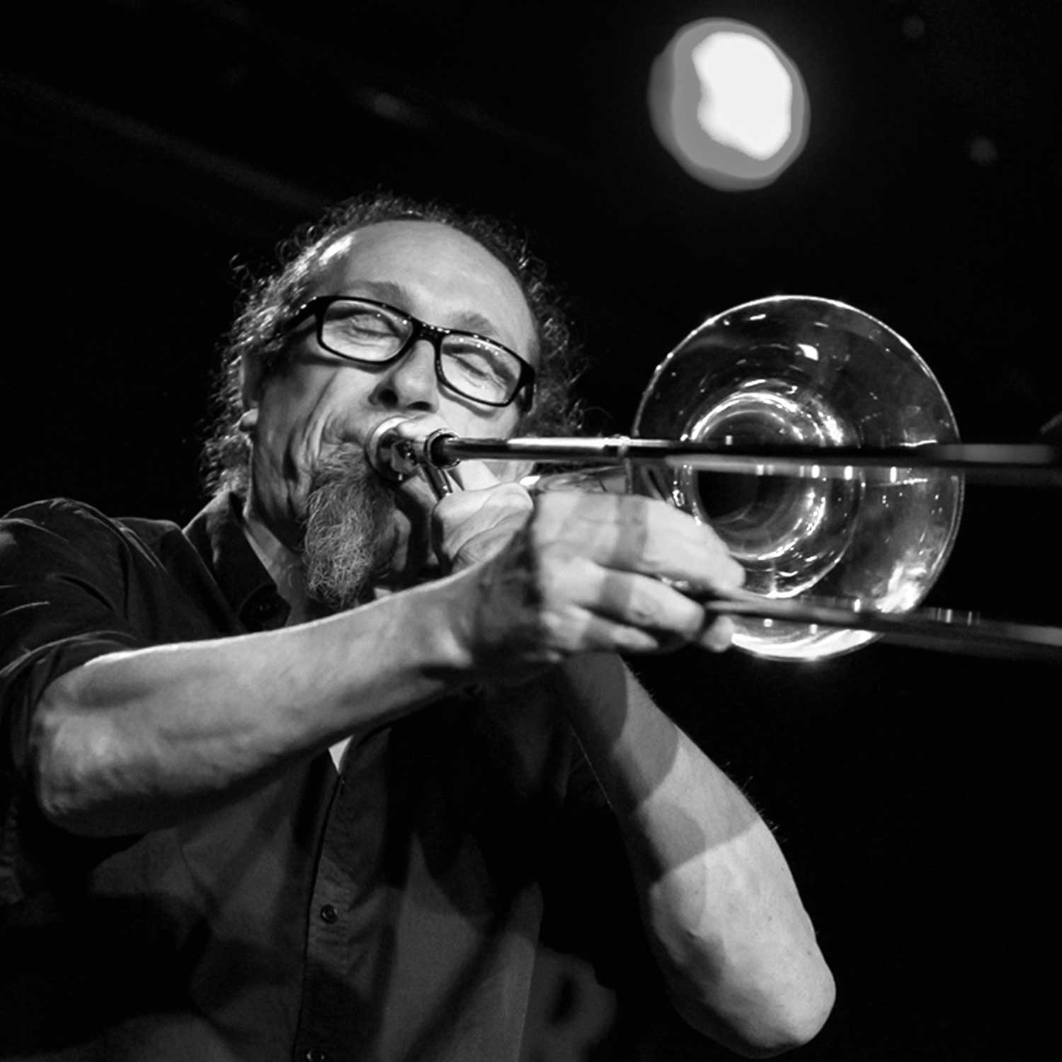 Ramon Fossati - trombonista. Foto: Antonio Porcar